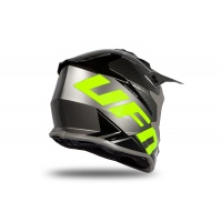 Motocross helmet Intrepid grey and neon yellow glossy - Helmets - HE173 - UFO Plast