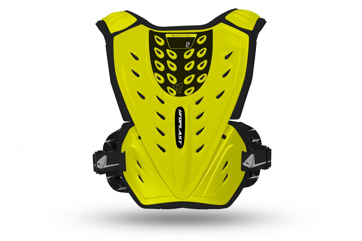 Motocross Reactor Chest Protector neon yellow - Chest protectors - BP03002-DFLU - UFO Plast