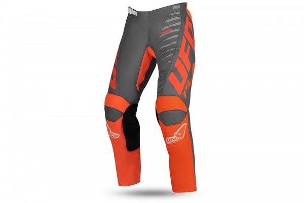 MOTOCROSS KIMURA PANTS FOR KIDS GREY AND ORANGE - KIDS - PI04495-EF - UFO Plast