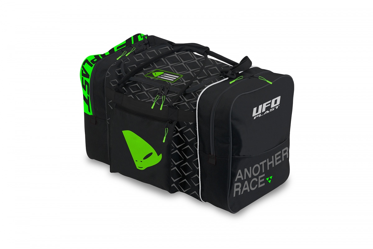 Large Gear Bag black and green - Bags - MB02259 - Ufo Plast