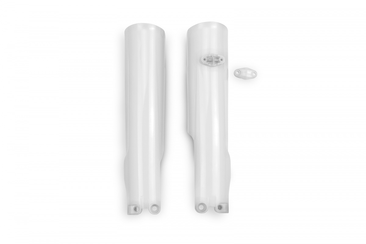 Fork Slider Protectors white 20-25 for Ktm SX 250/XC 250 - SX 125/XC 125 - SX 150 - EXC 150/XC W150 / XC W150TPI - EXC 250/X....