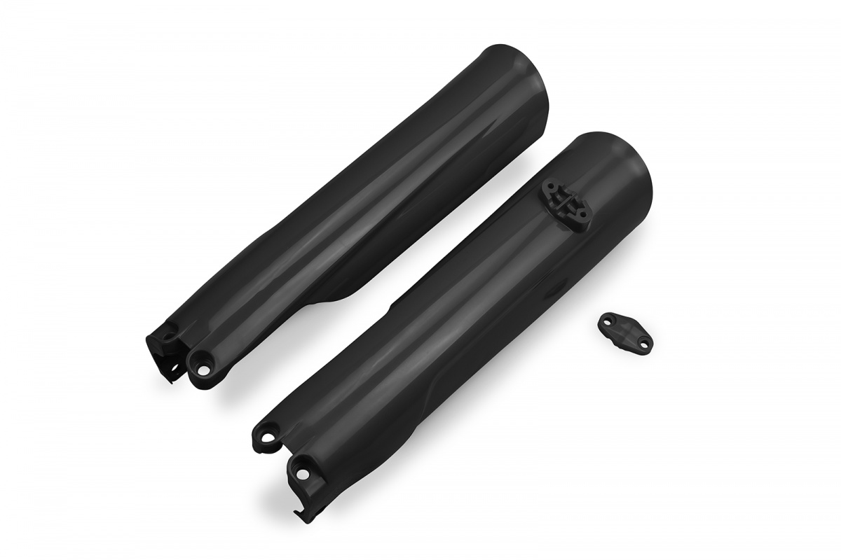 fork slider protectors - black - Ktm - REPLICA PLASTICS - KT05014-001 - UFO Plast