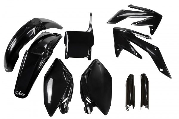 Full plastic kit Honda - black - REPLICA PLASTICS - HOKIT104F-001 - UFO Plast