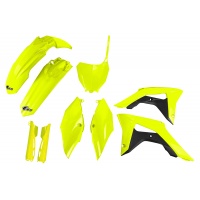 Full plastic kit Honda - neon yellow - REPLICA PLASTICS - HOKIT119F-DFLU - UFO Plast