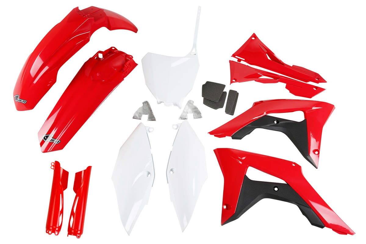 Full Plastic Kit OEM Color for Honda CRF 450R (2017-20) - REPLICA PLASTICS - HOKIT123F-999 - Ufo Plast