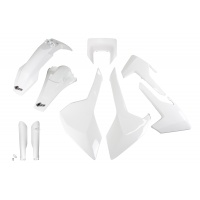 Plastic full kit / With headlight Husqvarna - white 041 - REPLICA PLASTICS - HUKIT621F-041 - UFO Plast