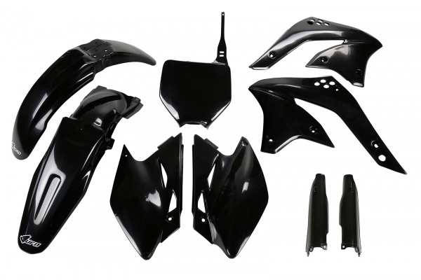 Full plastic kit Kawasaki - black - REPLICA PLASTICS - KAKIT205F-001 - UFO Plast