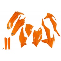 Full Plastic Kit orange for Ktm EXC 125/XC W125 - EXC 150/XC W150 / XC W150TPI - EXC 250/XC W250 - EXC-F 250/XCF W250 - EXC ....