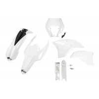 Full plastic kit / with headlight Ktm - white - REPLICA PLASTICS - KTKIT520F-047 - UFO Plast