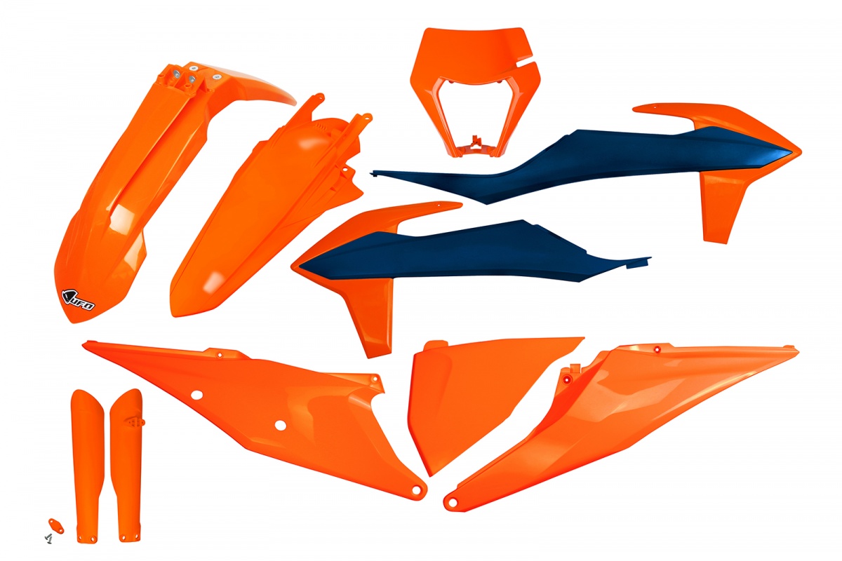 Full Plastic Kit OEM Color 22 for Ktm EXC 150/XC W150 / XC W150TPI - EXC 250/XC W250 - EXC-F 250/XCF W250 - EXC 300/XC W300 ....