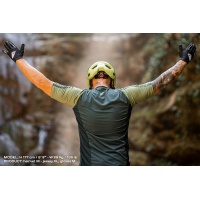 Mountain bike jersey Terrain SV1 short sleeves jersey grey and neon yellow - Home - JE05002-ED - UFO Plast