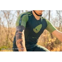 Mountain bike jersey Terrain SV1 short sleeves jersey gray and black - Jersey - JE05002-K - UFO Plast