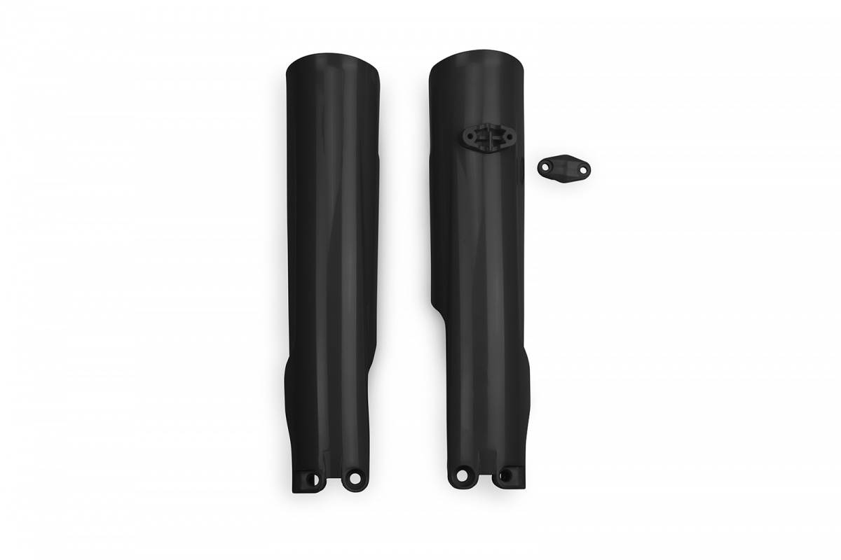 fork slider protectors - black - Husqvarna - REPLICA PLASTICS - HU04312-001 - UFO Plast