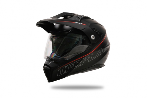 Motocross Aries helmet black and red - Helmets - HE13500-KB - Ufo Plast