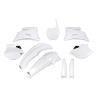 Full Plastic Kit white for Yamaha YZF 250 (2006-07) - YZF 450 (2006-07) - REPLICA PLASTICS - YAKIT334F-046 - Ufo Plast