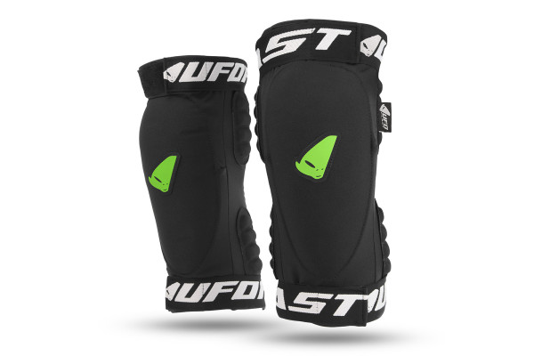 Spartan mountain bike knee guards made of stretch material